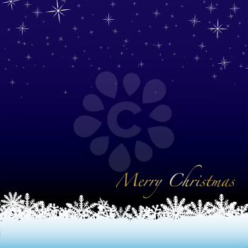 Royalty Free Clipart Image of a Merry Christmas Background