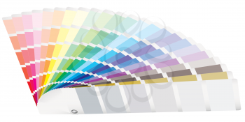 Royalty Free Clipart Image of a Paint Swatch