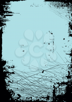 Royalty Free Clipart Image of an Inkblot Background