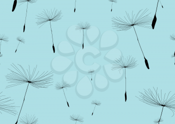 Royalty Free Clipart Image of a Dandelion Background