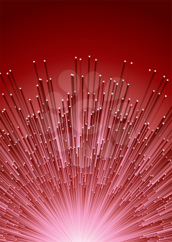 Royalty Free Clipart Image of a Fibre Optic Background