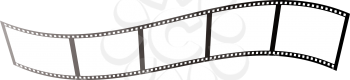 Royalty Free Clipart Image of a Filmstrip