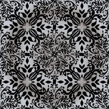 Royalty Free Clipart Image of a Black and Grey Background