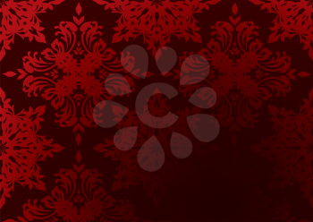 Royalty Free Clipart Image of a Dark Red Wallpaper
