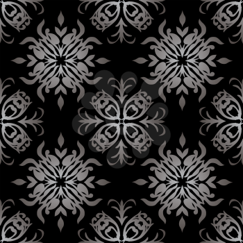 Royalty Free Clipart Image of a Black and Grey Wallpaper