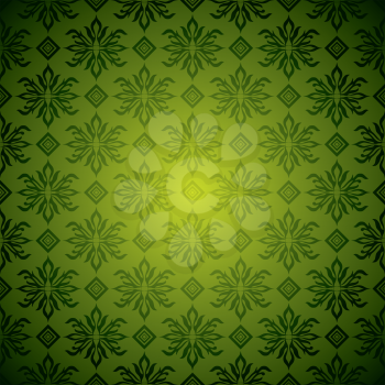 Royalty Free Clipart Image of a Green and Yellow Background