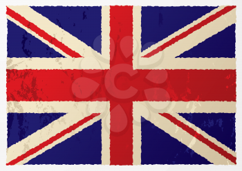 Royalty Free Clipart Image of a British Flag