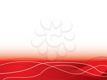 Royalty Free Clipart Image of a Background With Red at the Bottom and Lines