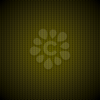 Royalty Free Clipart Image of a Green Hexagon Background