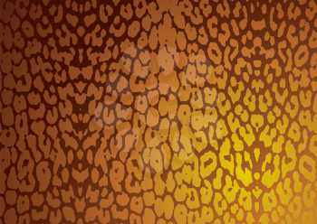 Royalty Free Clipart Image of a Leopard Skin Print