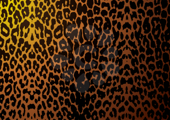 Royalty Free Clipart Image of a Leopard Skin