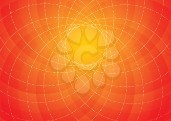 Royalty Free Clipart Image of an Orange and Yellow Background