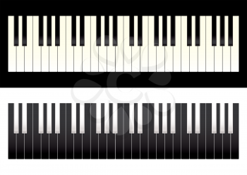 Royalty Free Clipart Image of Keyboards