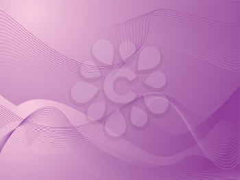 Royalty Free Clipart Image of a Flowing Mauve Background