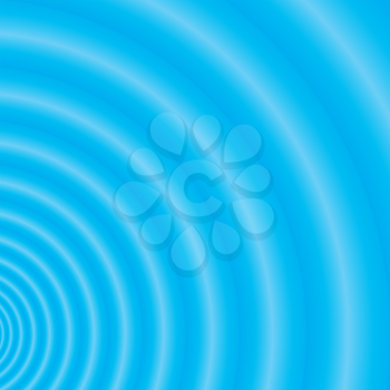 Royalty Free Clipart Image of a Blue Radiate Background