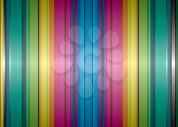 Royalty Free Clipart Image of a Vertical Rainbow Band Background
