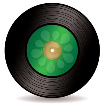 Royalty Free Clipart Image of an LP