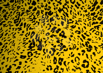 Royalty Free Clipart Image of a Leopard Print