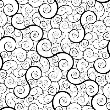 Royalty Free Clipart Image of a Scroll Background