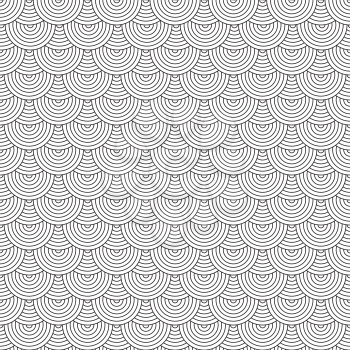 Royalty Free Clipart Image of an Overlapping Background