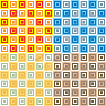Royalty Free Clipart Image of Squares Backgrounds