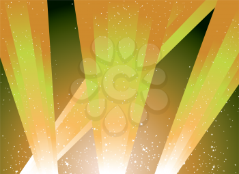 Royalty Free Clipart Image of a Background With Shafts of Light