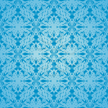 Royalty Free Clipart Image of Blue Wallpaper