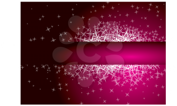 Royalty Free Clipart Image of a Star Background With Plain Space in the Centre