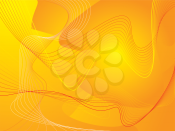 Royalty Free Clipart Image of a Yellow Background