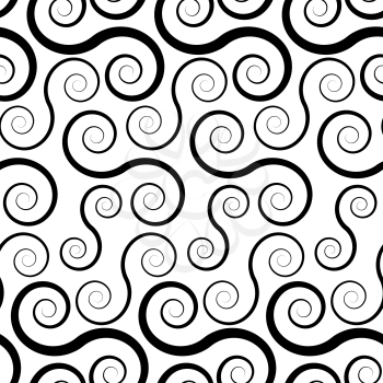 Royalty Free Clipart Image of a Scroll Background