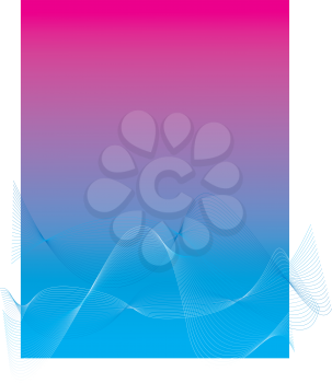 Royalty Free Clipart Image of a Mauve and Blue Background