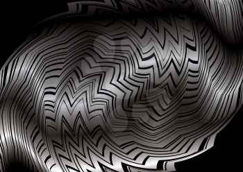 Royalty Free Clipart Image of a Zigzag Pattern
