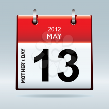 United states and canada mothers day for 2012 on calendar