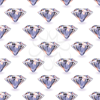 Seamless tile background with repeat diamond design