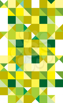 Green and yellow presentation background with space for text