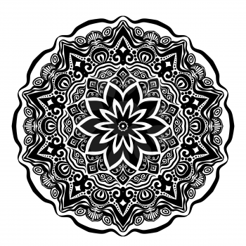 Royalty Free Clipart Image of a Lace Element