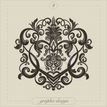 Royalty Free Clipart Image of a Design Element
