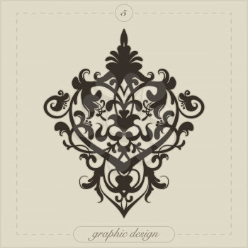 Royalty Free Clipart Image of a Design Element