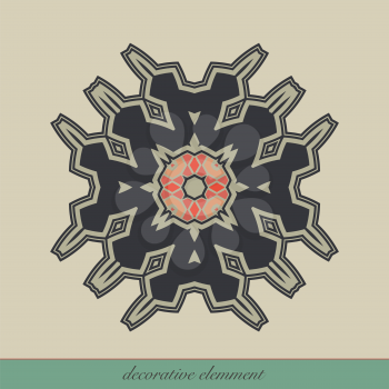 Royalty Free Clipart Image of a Decorative Element