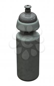 Royalty Free Clipart Image of a Drinking Bottle