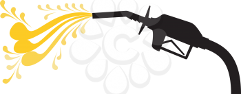Royalty Free Clipart Image of a Gasoline Pump