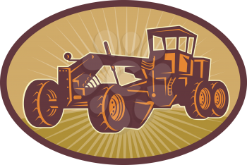 Royalty Free Clipart Image of a Grader