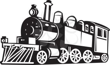 Royalty Free Clipart Image of a Locomotive