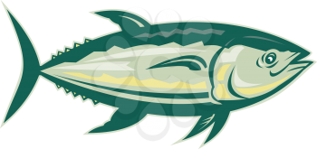 Royalty Free Clipart Image of a Tuna