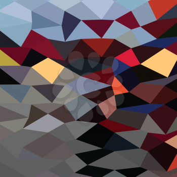 Low polygon style illustration of a river flowing abstract background.