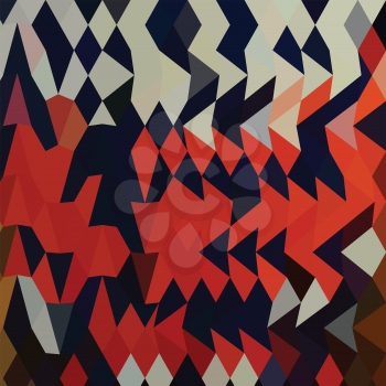 Low polygon style illustration of a harlequin abstract background.