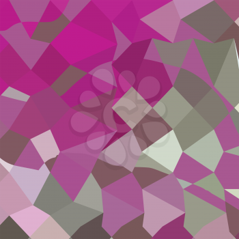 Low polygon style illustration of dark lavender abstract geometric background.