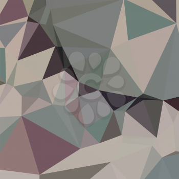 Low polygon style illustration of laurel green abstract geometric background.