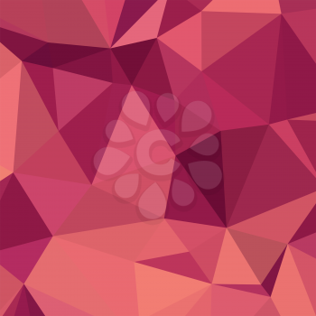 Low polygon style illustration of deep cerise purple abstract geometric background.