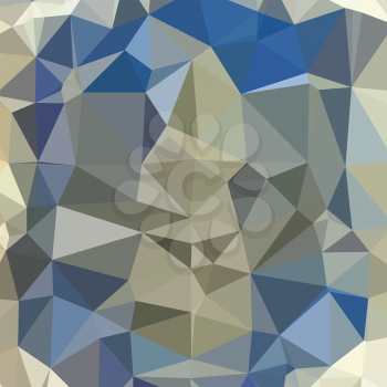 Low polygon style illustration of a cornflower blue abstract geometric background.